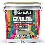 Емаль біла (База А) акрилова для вікон та дверей шовковисто-матова SkyLine, 0.4 л, фото 6