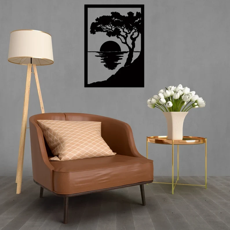 Декоративні панно Захід сонця, фото 1