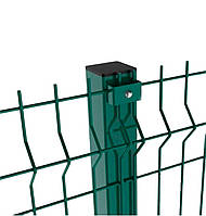 Стовп секційної огорожі висота 2,0м розмір 60х40мм ф1,5(оц+ПП)