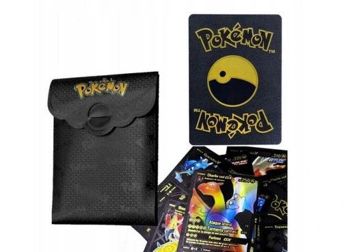 Набір колекційних карт Foteleamo Чорні карти Pokemon Black Sachet 10 ПК