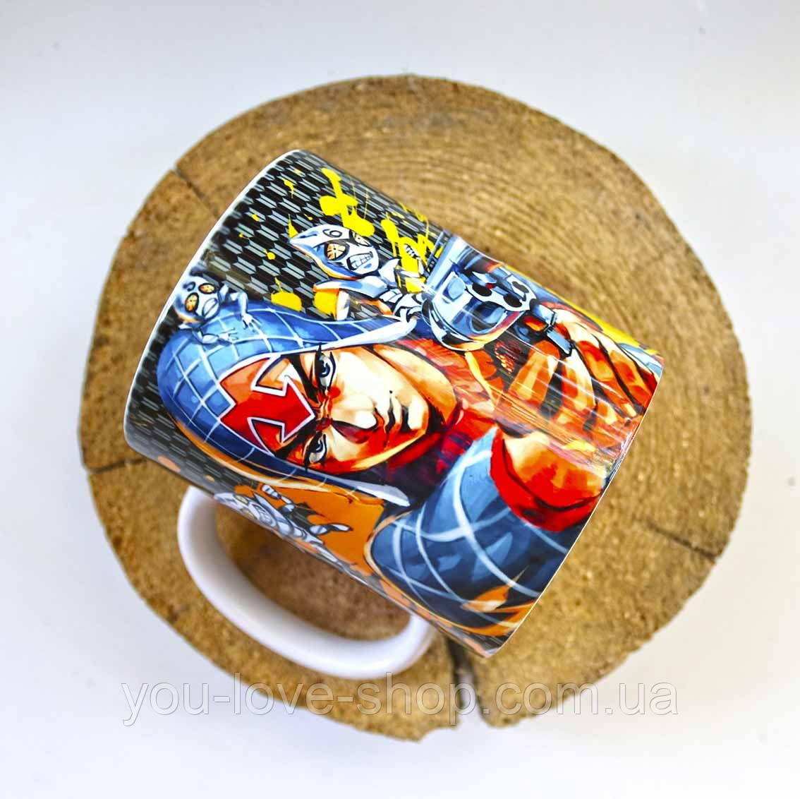 Чашка ДжоДжо "Gun" / JoJo`s Bizarre Adventure, фото 1