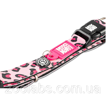 Нашийник для собаки Max & Molly Smart ID Collar Leopard Pink, фото 3