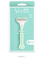 Станок для бритья (Бритва) Venus Smooth Sensitive с 2 сменными картриджами