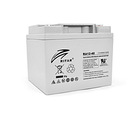 Аккумуляторная батарея AGM RITAR RA12-40, Gray Case, 12V 40.0Ah ( 198 x166 x 169 )