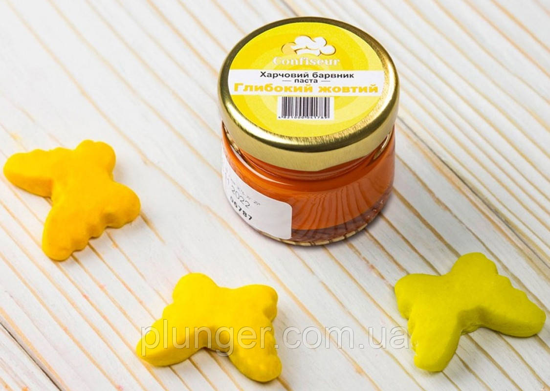 Барвник харчовий пастоподібний Жовтий глибокий, 25 г, фото 1