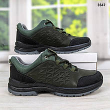 Кросівки чоловічі демісезонні тактичні оливкові Paolla 45