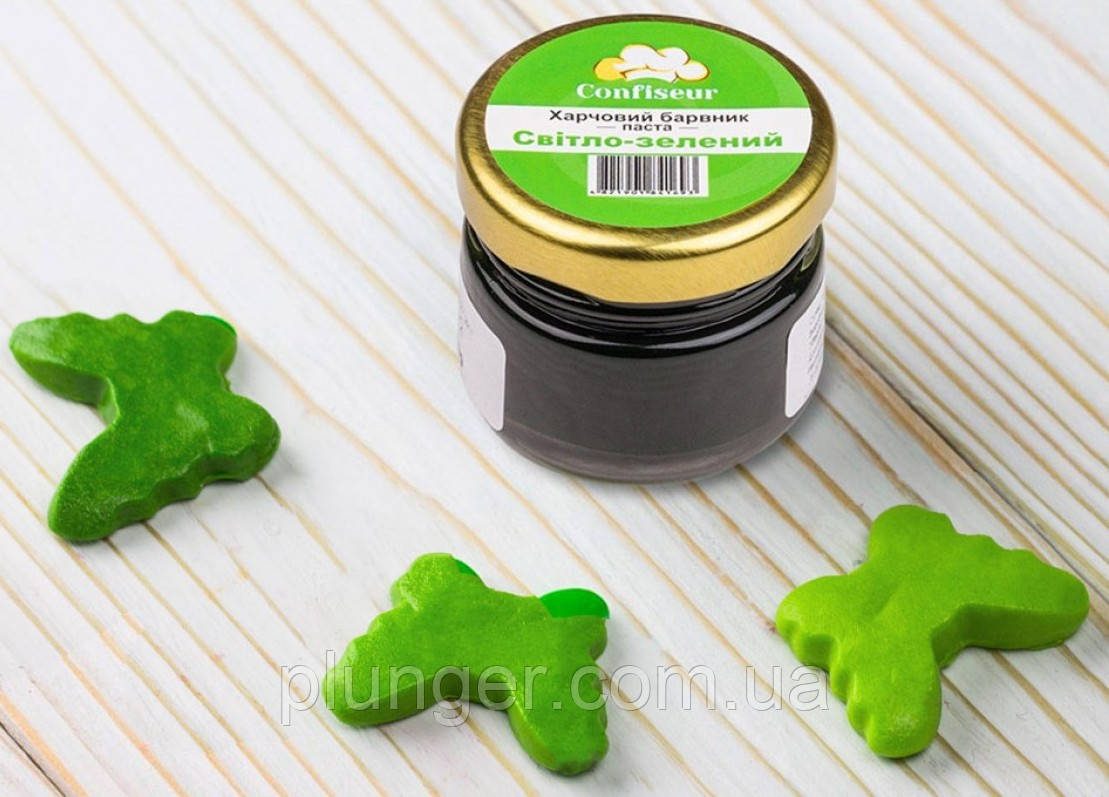 Барвник харчовий пастоподібний Світло-зелений, 25 г, фото 1