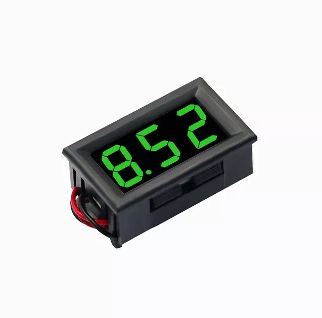 Вольтметр DC 0-100В Зелений (Green)