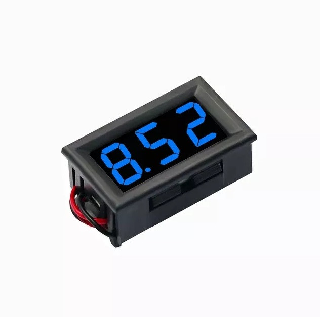 Вольтметр DC 5-120В Блакитний (Blue)