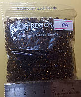 Бісер великий, Колір - коричневий (уп.50 грам)