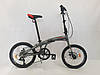 ✅ Розкладний велосипед SharkBike — 2006 Сірий, перемикачі та перекидка SHIMANO, 20 колесо, фото 3