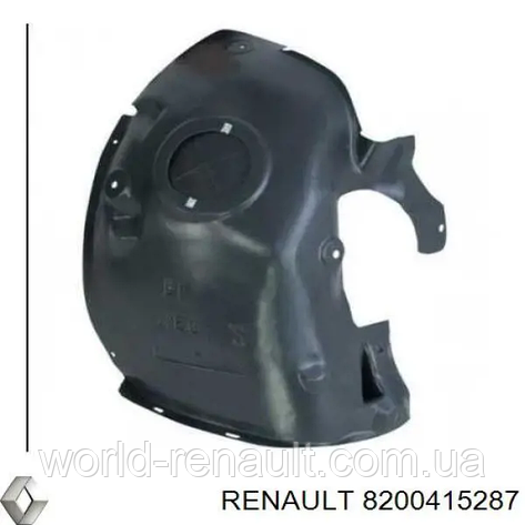 Renault (Original) 8200415287-підкрилок передній правий (передня частина) на Рено Меган 2, фото 2