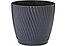 Горщик круглий Mika 15 см антрацит, фото 5