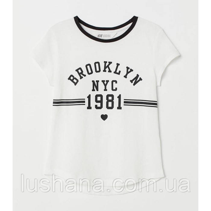 Дитяча футболка H&M на дівчинку - підлітка 0-12 років - р.146-152 - 31008, фото 1