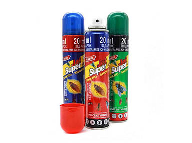 Дихлофос Дихло-SHOCK від усіх комах 220мл синій ТМ JET SUPER FG