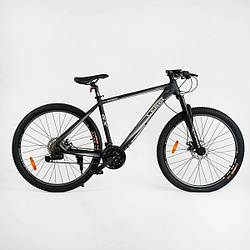 Велосипед для дорослих, 27,5 дюймів, Чорний, рама 19 дюймів, на зріст від 165 см, 27 швидкостей, LR-27488