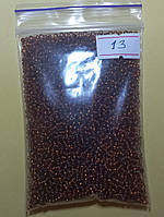 Бісер дрібний золото коричневе (уп.50 грам)