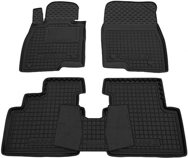 Килимки в салон гумові для Mazda 3 2013-2019 / Мазда 3 2013-2019, фото 1