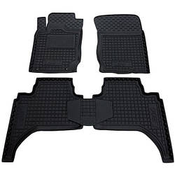 Килимки в салон гумові для Mitsubishi L200 2006- (араб.)/Мітсубісі Л200