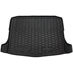 Килимок в багажник гумовий для Skoda Karoq 2018-2024 / Шкода Карок автогум