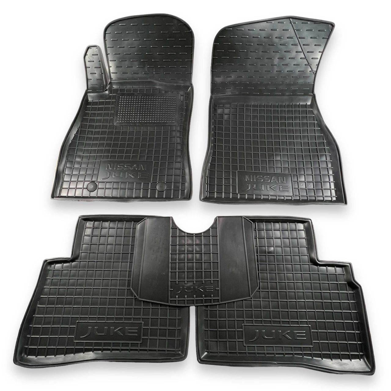 Килимки в салон гумові для Nissan Juke 2010-2019 / Ніссан Жук, фото 1