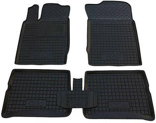 Килимки в салон гумові для Renault Clio 2002-2008 / Renault Symbol 2002-2008 / Рено Кліо-Сімбол