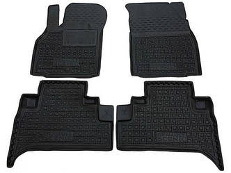 Килимки в салон гумові для Renault Grand Scenic 3 2009-2015 / Рено гранд Сценік