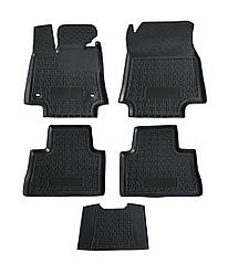 Килимки в салон гумові для Seat Leon 2012-2020 (3 двері) / Сеат Леон