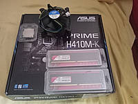 Комплект LGA 1200 Asus Prime H410M-K Intel Core i3-10100 DDR4 16Gb