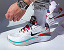 Баскетбольні кросівки Nike Air Zoom GT Cut 2 Leap High White Red білі, фото 4