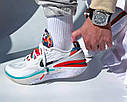 Баскетбольні кросівки Nike Air Zoom GT Cut 2 Leap High White Red білі, фото 5