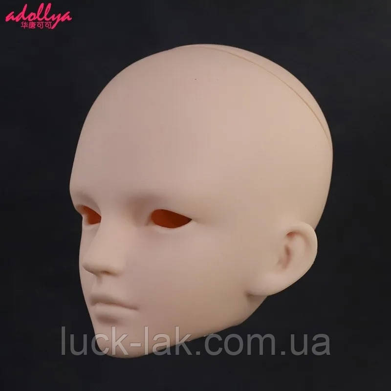 Голова для допрацювання, авторського макіяжу для ляльки BJD зріст 60 см, 1 /3 Мужчина, фото 1