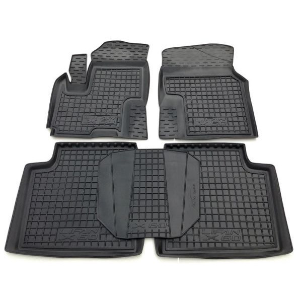Килимки в салон гумові для  Lifan X60 2011- / Ліфан ікс60, фото 1