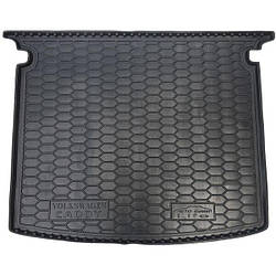 Килимок в багажник гумовий для Volkswagen Caddy 2004-2020 LIFE Коротка база / Фольксваген Каді автогум