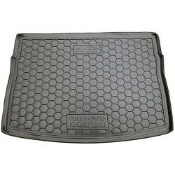 Килимок в багажник гумовий для Volkswagen Golf 7 2013-2020 Хетчбек / Фольксваген Гольф 7 автогум