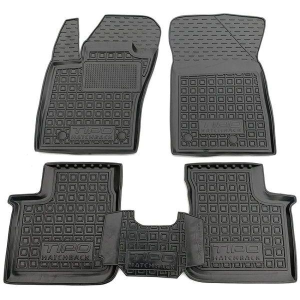 Килимки в салон гумові для Fiat Tipo Hatchback 2016 / Фіат Типо хетчбек, фото 1