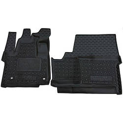 Килимки в салон гумові для Citroen Jumpy (2017) 1+2 груз. /Сітроен Джампі