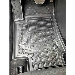 Килимки в салон гумові для Citroen C-3 Aircross (2017)/ Сітроен С3