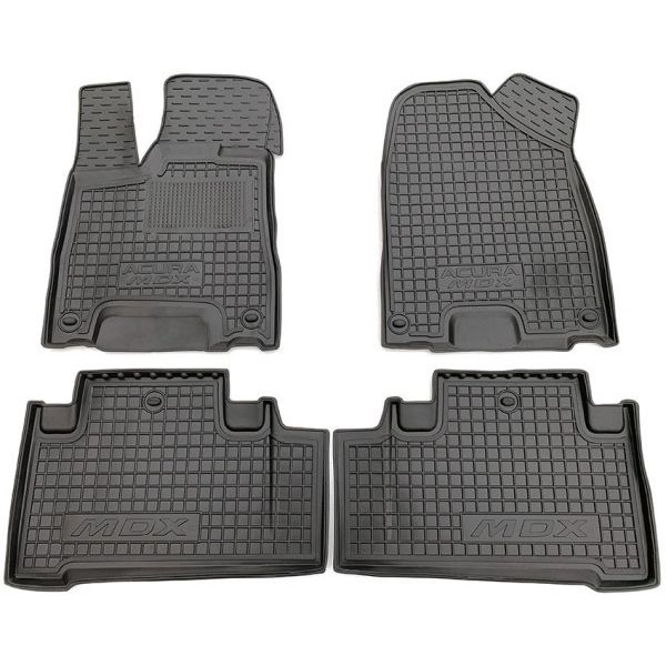 Килимки в салон гумові для Acura  MDX 2014-2021 / Акура МДХ автогум, фото 1