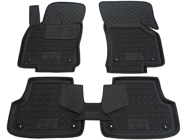 Килимки в салон гумові для Audi A3 2012-2020 / Ауді А3 автогум