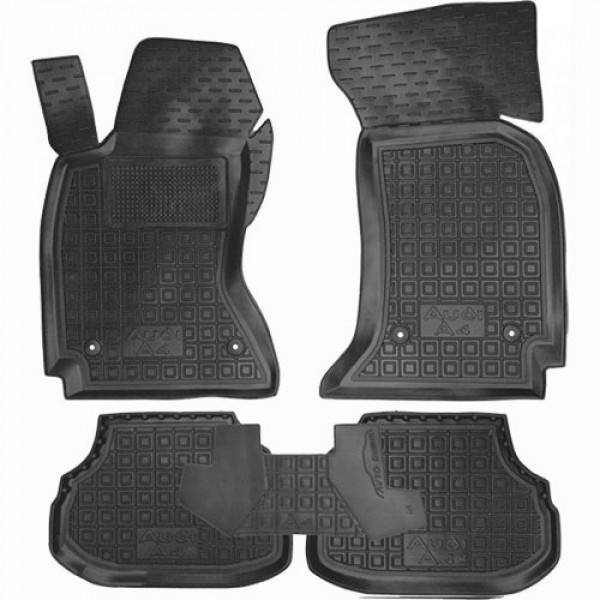 Килимки в салон гумові для Audi A4 B5 1994-2000 / Ауді А4 Б5 автогум