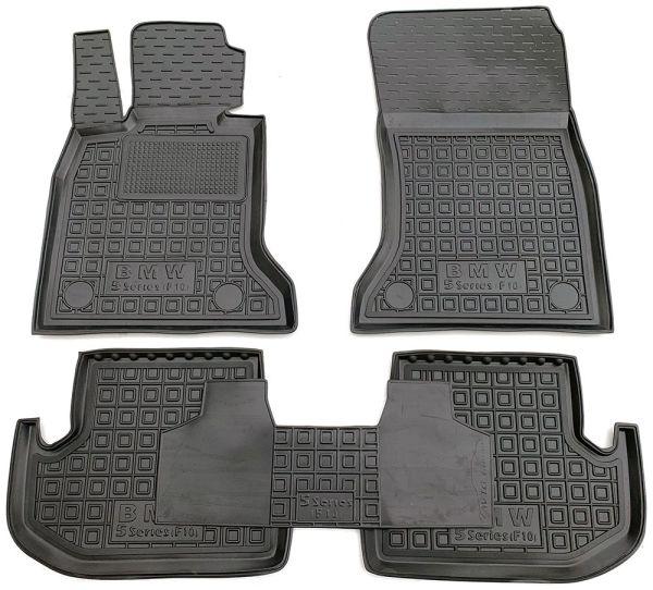 Килимки в салон гумові для BMW 5 series F10 / F11 2013-2017 / БМВ 5 серія Ф10 / Ф11 автогум