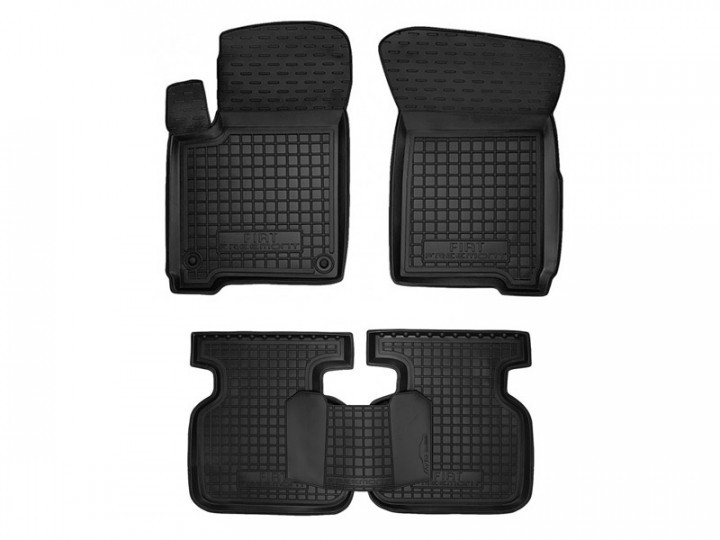 Килимки в салон гумові для Fiat Freemont 2011-2016/ Фіат Фрімонт 2011+, фото 1