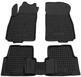 Килимки в салон гумові для Chevrolet Aveo 2012-2020 / Шевроле Авео автогум