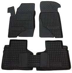 Килимки в салон гумові для Chevrolet Niva 2002-2020 / Шевролет Ніва автогум