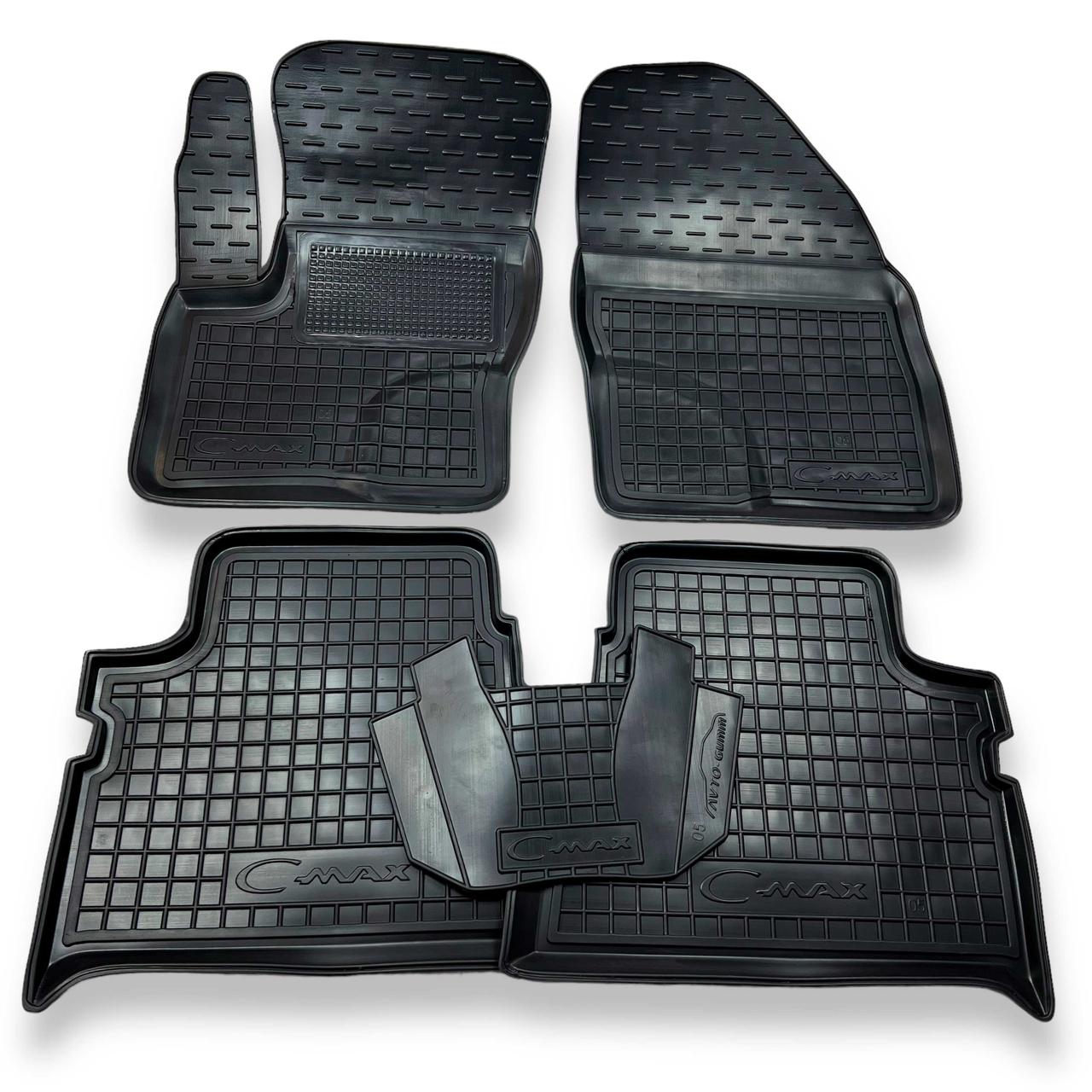 Килимки в салон гумові для Ford C-Max 2002-2010/ Форд Ц-макс