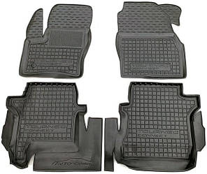 Килимки в салон гумові для Ford Connect 2013-/ Форд Конект 2013- (довга база)