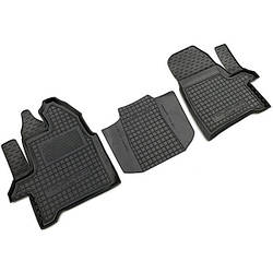 Килимки в салон гумові для Ford Custom 2012 / Форд Кастом - 2012- (1+1)(Перший ряд)