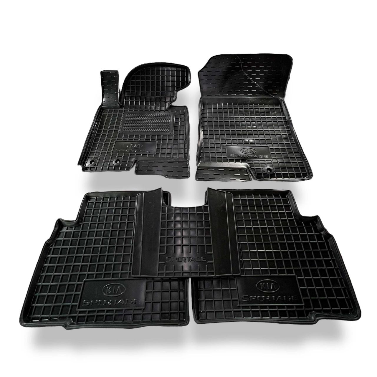 Килимки в салон гумові для Kia Sportage 3 / Кіа Спортейдж 3 2010-2015, фото 1