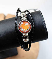 Браслет мусульманський на затягуваннях іслам півмісяць із зіркою